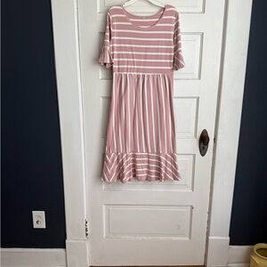 Striped Pink Dress
